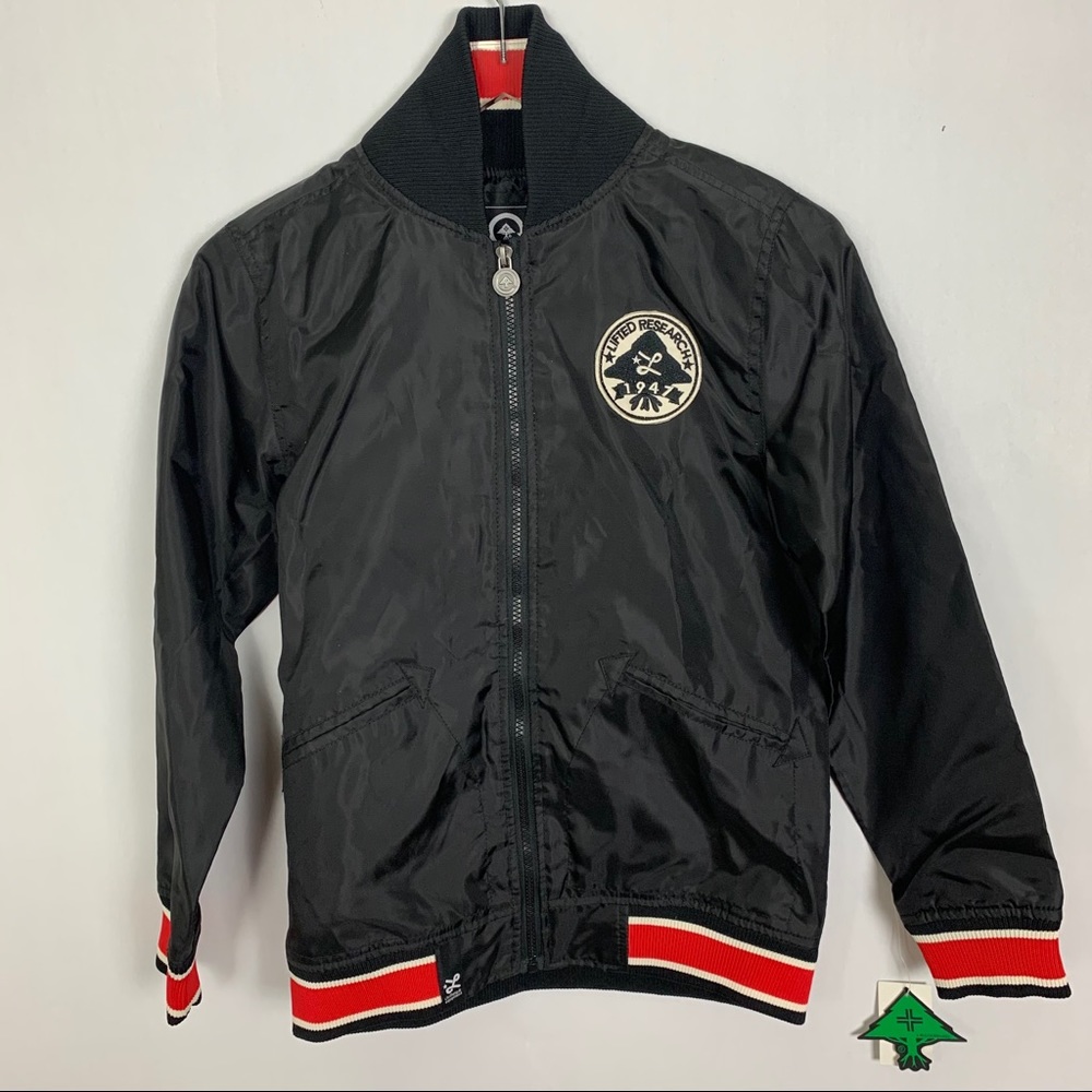 LRG bomber jacket kids size Med NWT